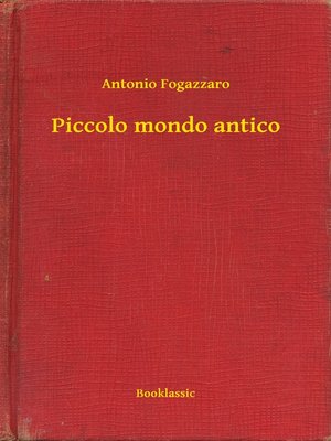 cover image of Piccolo mondo antico